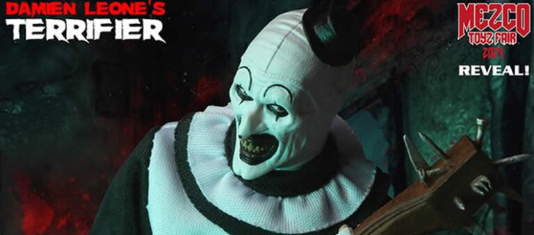 Mezco dévoile la figurine de clown One:12 Collective Art
