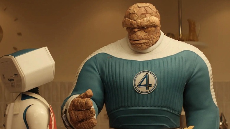 Herbie et The Thing Cooking in the Fantastic Four: First Steps (2025)