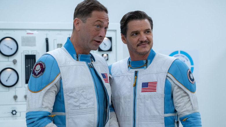 Ben Grimm parle à Reed Richards dans The Fantastic Four: First Steps (2025)