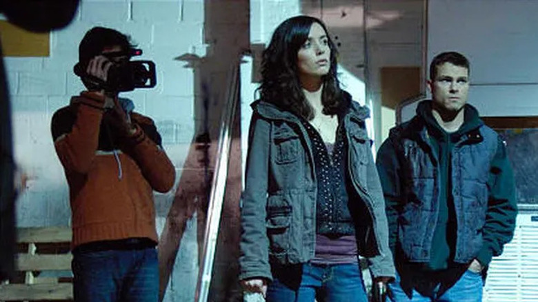 Étudiants qui filment un film d'horreur