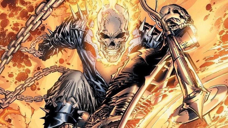 Ghost Rider fouette une chaîne