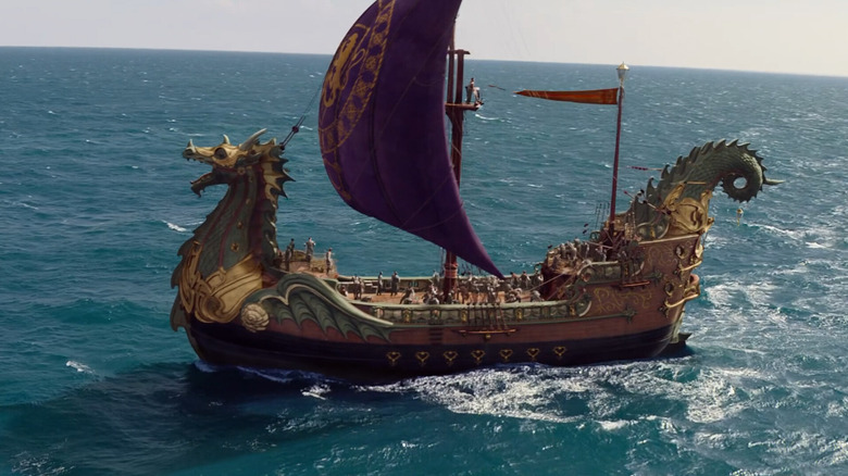 Le Treader Dawn illustré à distance 