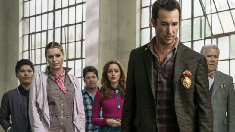 Flynn Carsen aux côtés de son équipe 