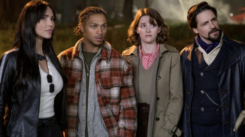 Charlie, Connor, Lysa et Vikram Chamberlain se réunissent sur 