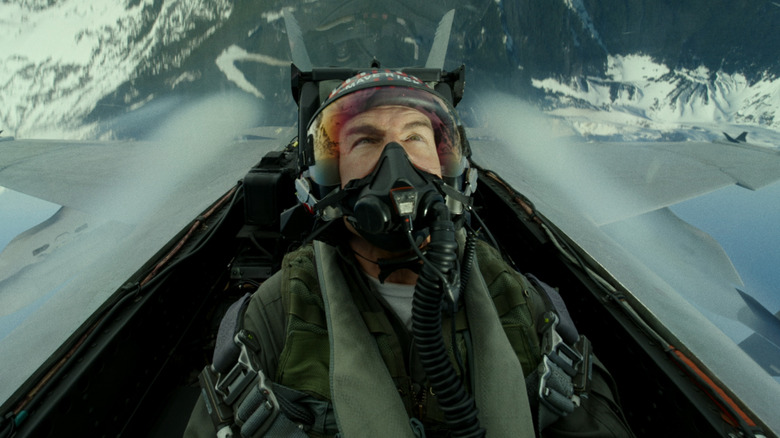 Maverick dans un cockpit 