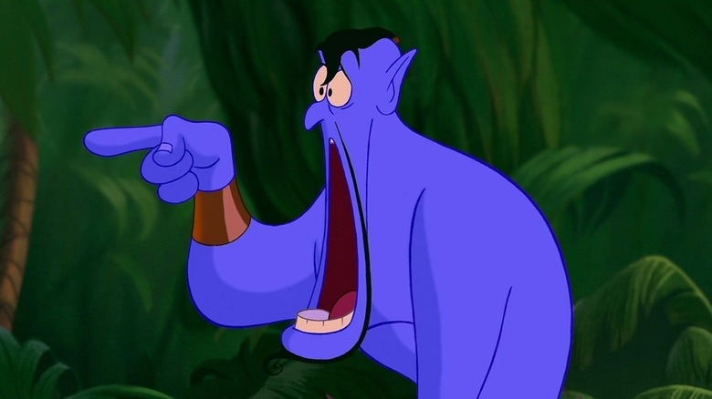 Genie choqué par Aladdin