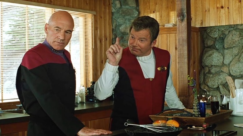 Kirk et Picard en cuisine dans Star Trek Generations