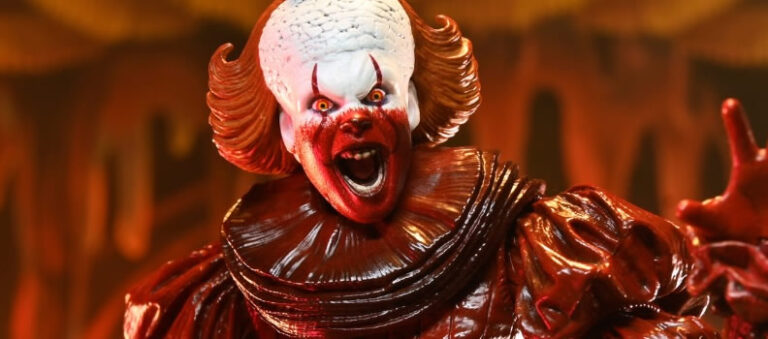 NECA présente la nouvelle figurine Bloody Pennywise