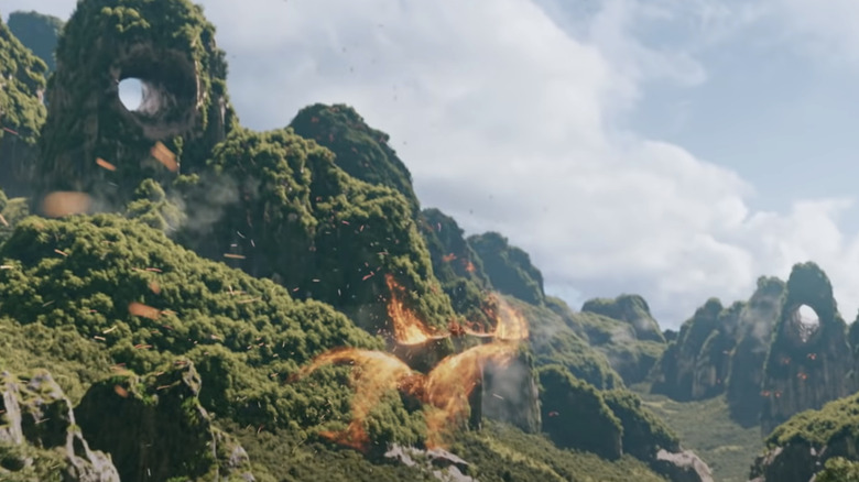 Fenghuangs dans Shang-Chi et la légende des dix anneaux