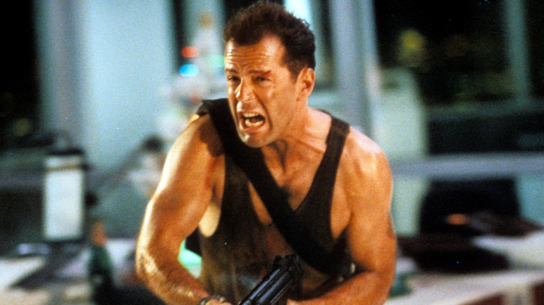John McClane avec un pistolet