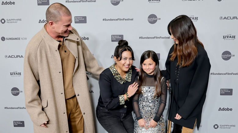 Channing Tatum, Beth de Araújo, Mason Reeves et Gemma Chan au 