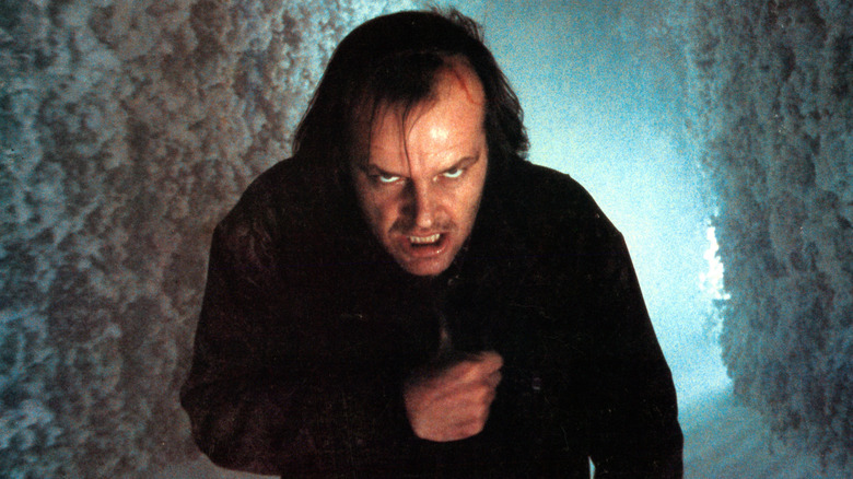 Jack ricanant dans la neige