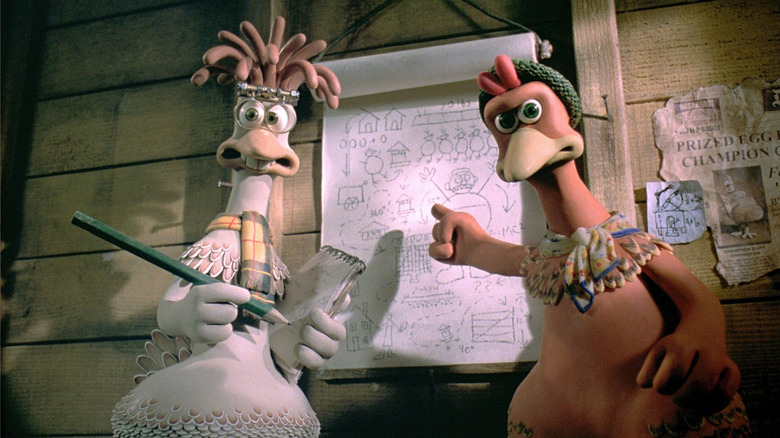 Mac et Ginger présentent un plan dans Chicken Run (2000)