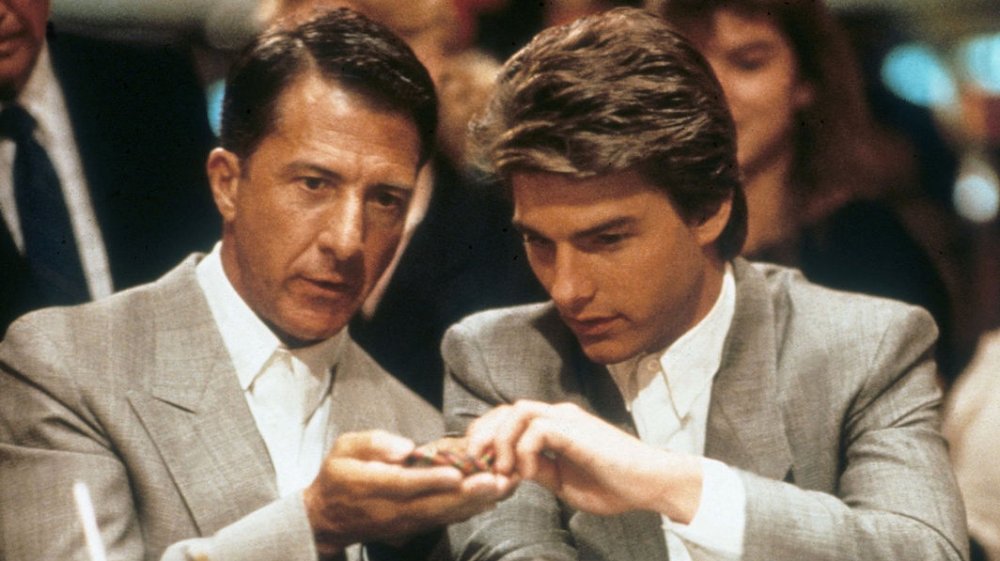 Dustin Hoffman et Tom Cruise dans Rain Man