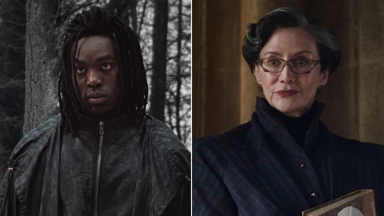 Severus Snape et Minerva McGonagall ont l'air sérieux. "Harry Potter et la pierre philosophale" (2026)