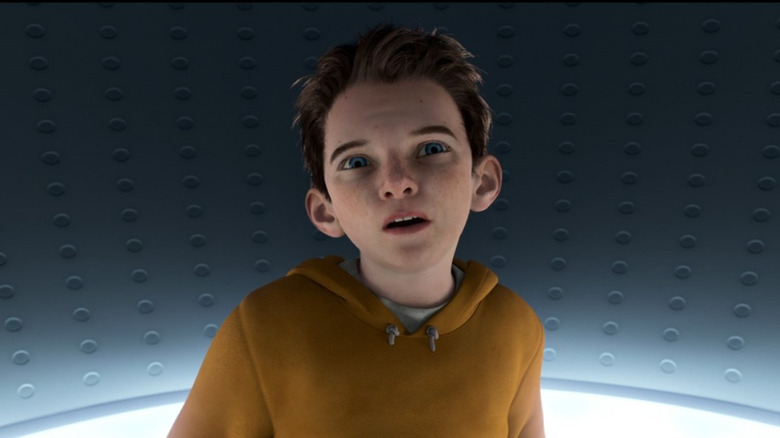 Milo sur le vaisseau spatial extraterrestre 