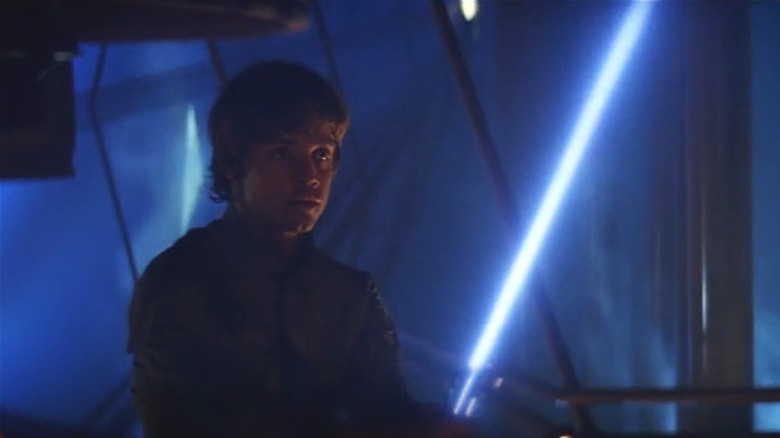 Luke Skywalker prêt au combat