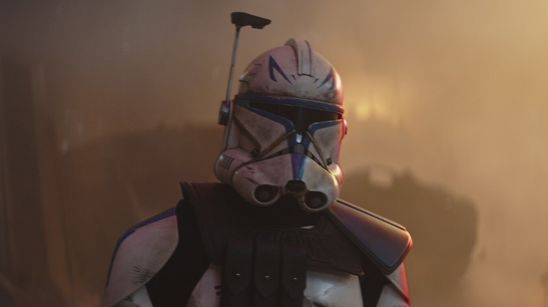 Le capitaine Rex apparaissant à Ahsoka Tano dans une vision dans Ahsoka (2023)