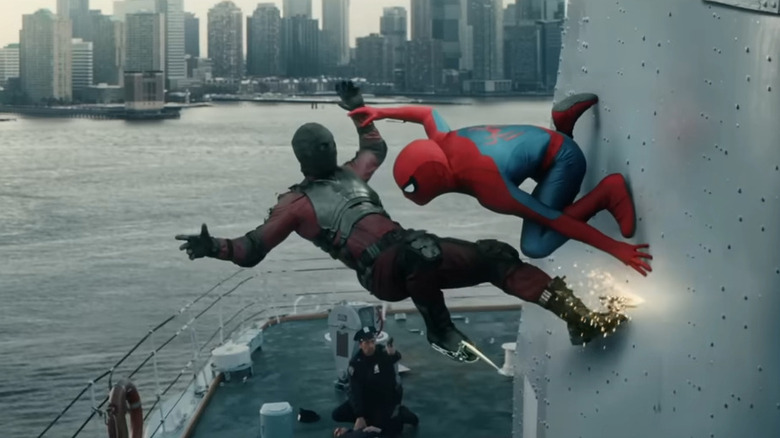 Spider-Man combattant Tarantula dans 