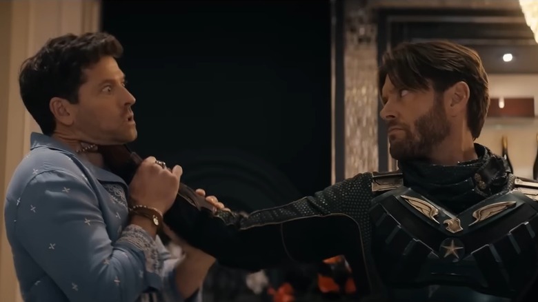 Soldier Boy tenant Malchemical par la gorge dans la saison 5 de The Boys