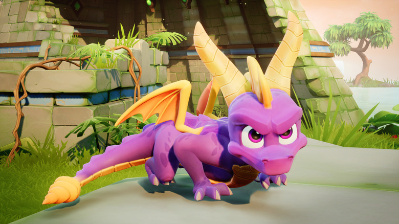 Spyro le Dragon se prépare à bondir