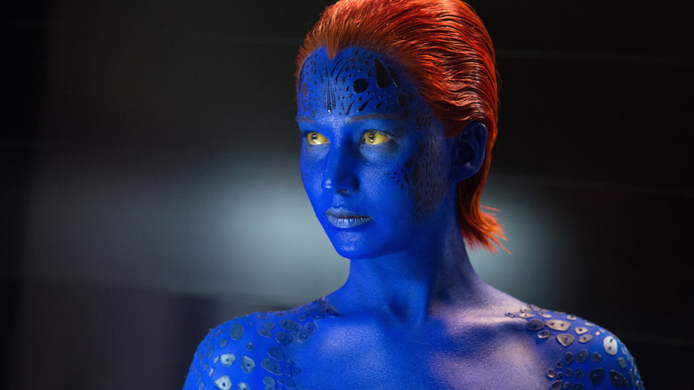 Mystique à l'air pensif dans X-Men : Days of Future Past