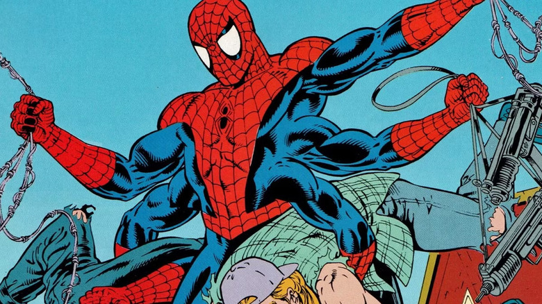 Une toile Peter Parker à plusieurs bras