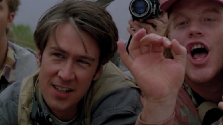 Alan Ruck et Philip Seymour Hoffman dans le rôle de Rabbit et Dusty dans Twister