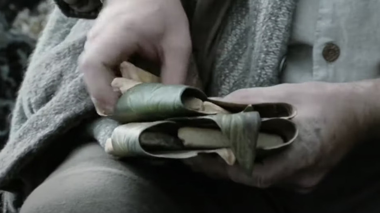 Lembas enveloppés dans des feuilles
