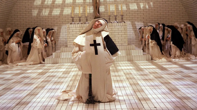 Sœur Jeanne interrogée dans Les Diables (1971)