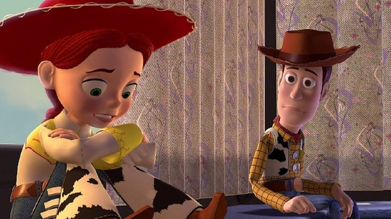 Woody écoute Jesse parler 