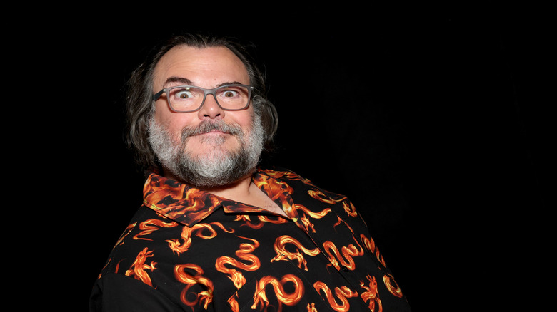 Jack Black avec une expression décalée lors d'un événement en avril 2026.