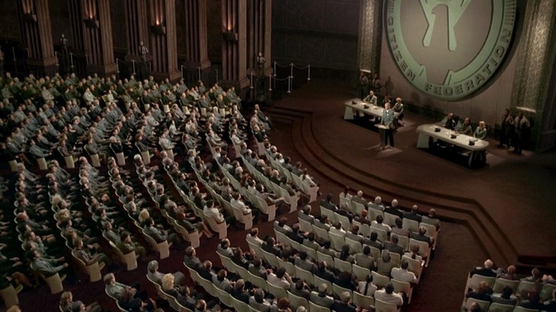 Auditorium de la Fédération citoyenne bondé
