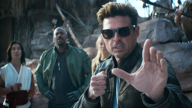 Johnny Cage prêt à combattre Baraka 