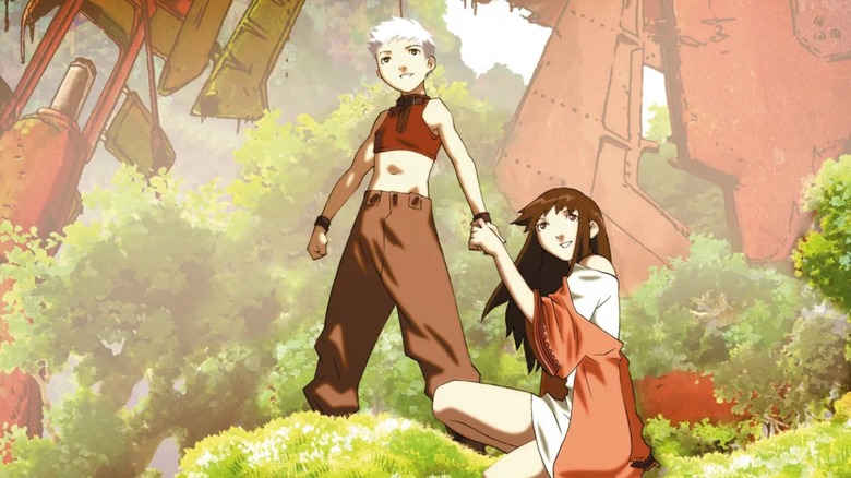 Agito et Toola se tenant la main dans Origin : Spirits of the Past