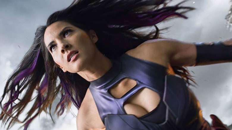 Atterrissage du super-héros Psylocke