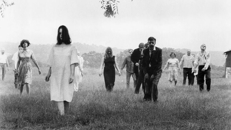 Goules à l'affût dans La Nuit des morts-vivants (1968)
