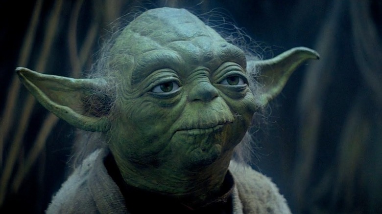 Yoda donne des conseils à Luke dans L'Empire contre-attaque (1980)