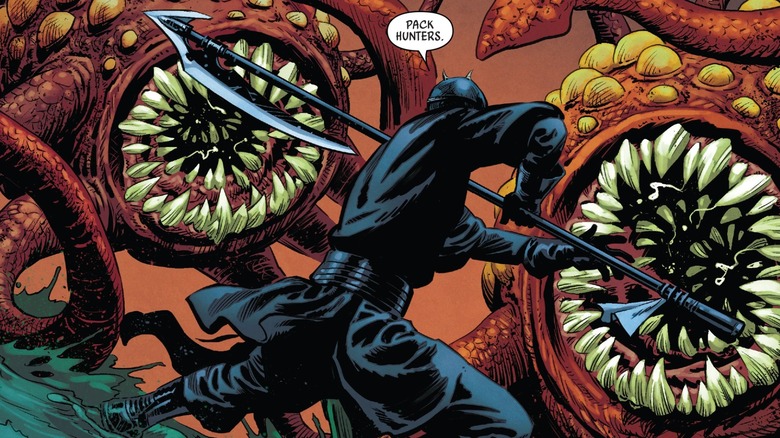 Dark Maul affronte deux Rathtars dans 