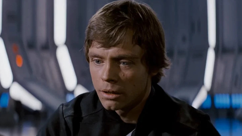 Luke Skywalker vêtu de noir dans Star Wars : Épisode VI – Le Retour du Jedi