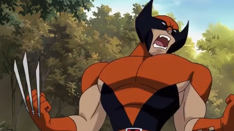 Wolverine prêt pour le combat dans X-Men : Evolution (2000)