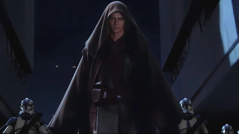 Dark Vador mène une armée de soldats clones dans le temple Jedi dans Star Wars : Épisode III – La Revanche des Sith (2006)