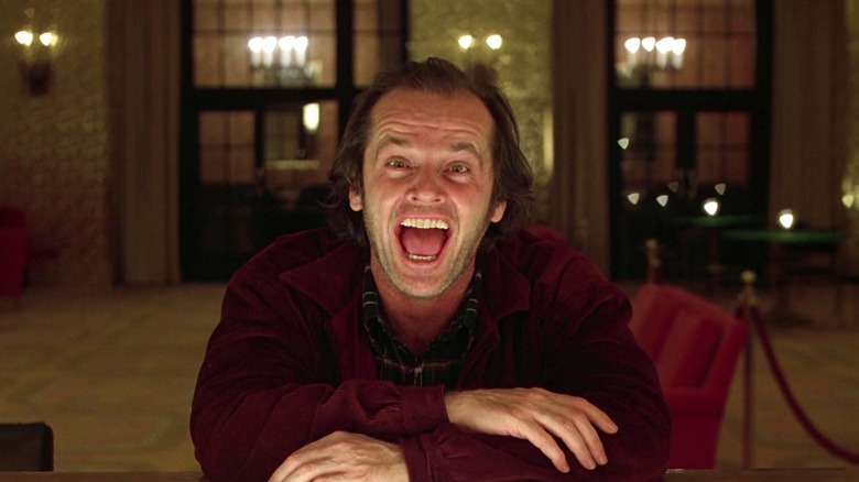 Jack Torrance rigole dans The Shining