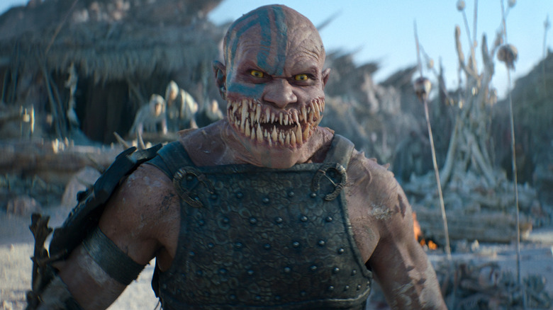 Baraka aux yeux flamboyants et à la bouche pleine de crocs