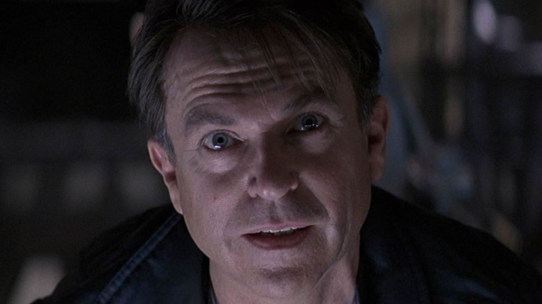 Visage de Sam Neill d'Event Horizon