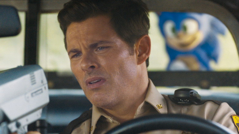 James Marsden dans le rôle de Tom dans Sonic the Hedgehog
