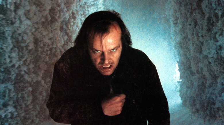 Jack Torrance mourant dans un labyrinthe 