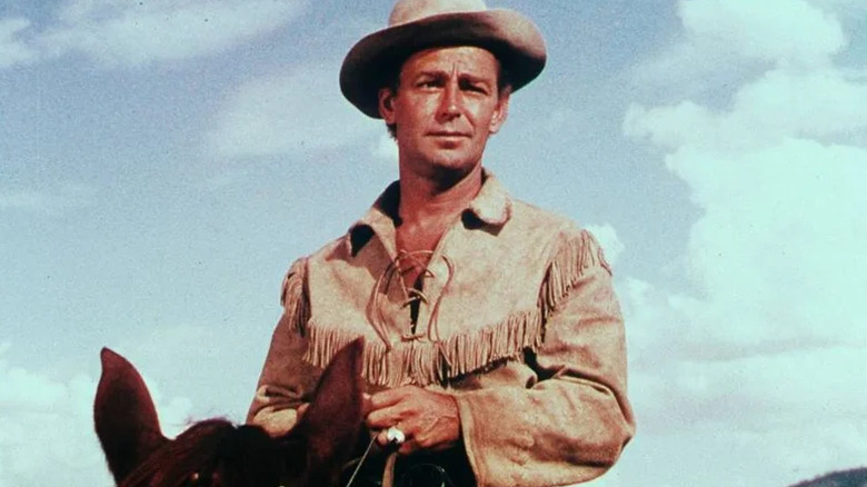 Shane à cheval dans Shane (1953)