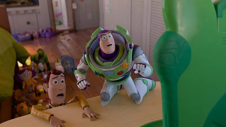 Buzz et Woody affrontent la tablette Lilypad dans 