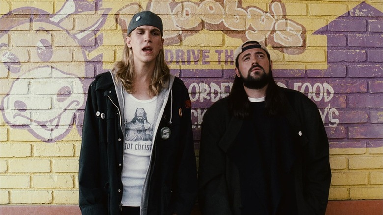 Jay parlant à Silent Bob dans Clerks II
